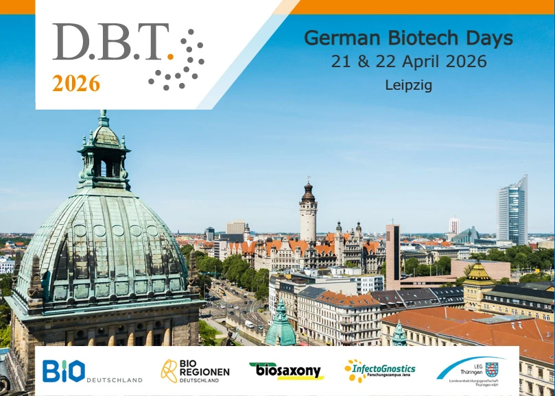 German Biotechnology Days, Leipzig, April 21-22, 2026